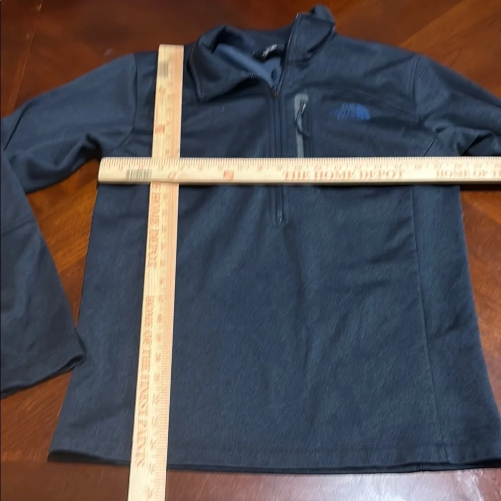 The North Face Lightweight 1/2 zip light canyonlands jacket navy fleece